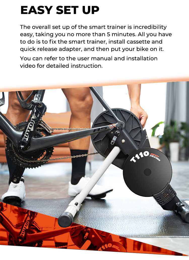 Magene T110 Bike Trainer Resistance Electromagnetic Direct Drive