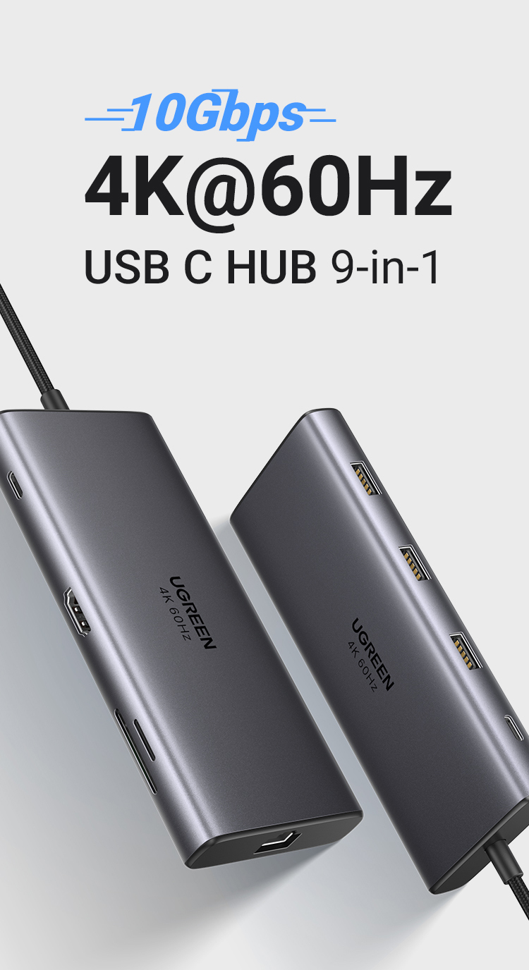 Câble Convertisseur USB-C Vers HDTV (4K 60Hz) - 2m - Pour Projeter Téléphone/PC Sur TV, Moniteur, Projecteur - 2