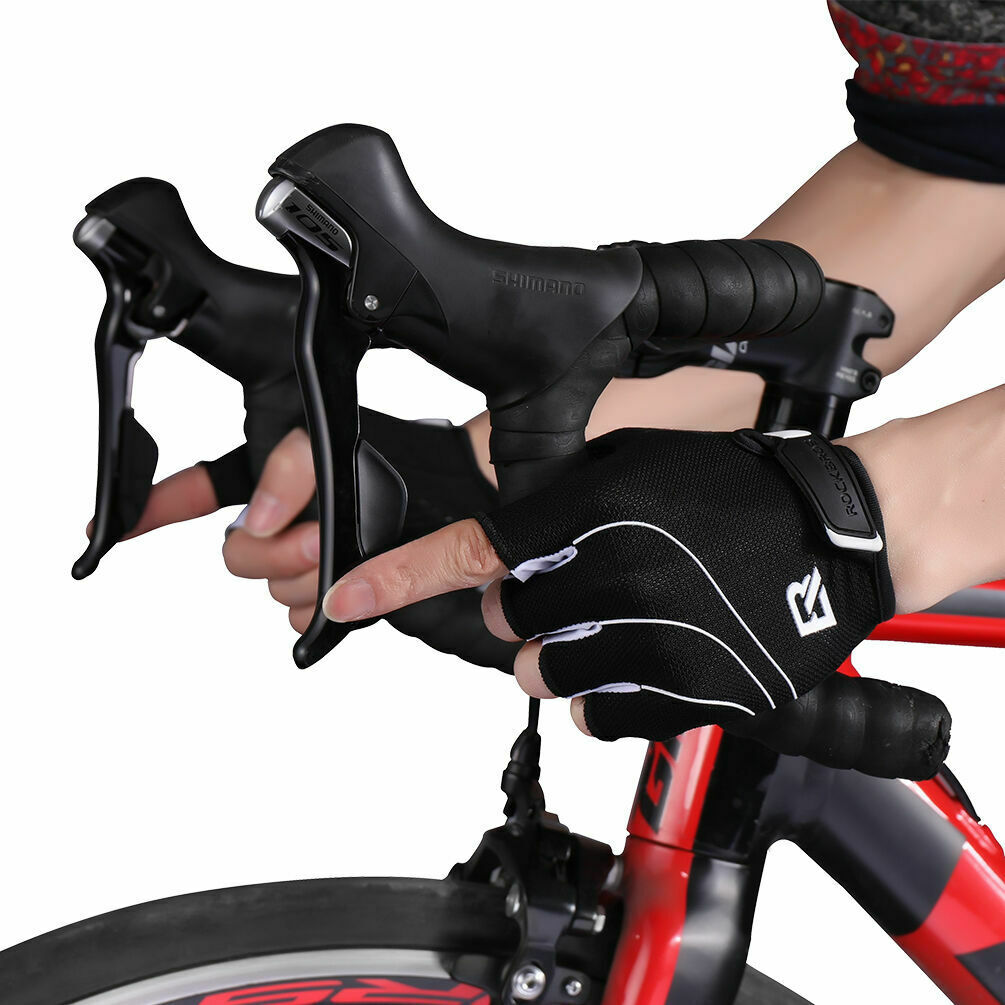 【PH Delivery】ROCKBROS Cycling Gloves Half Finger SBR Palm Pad ...
