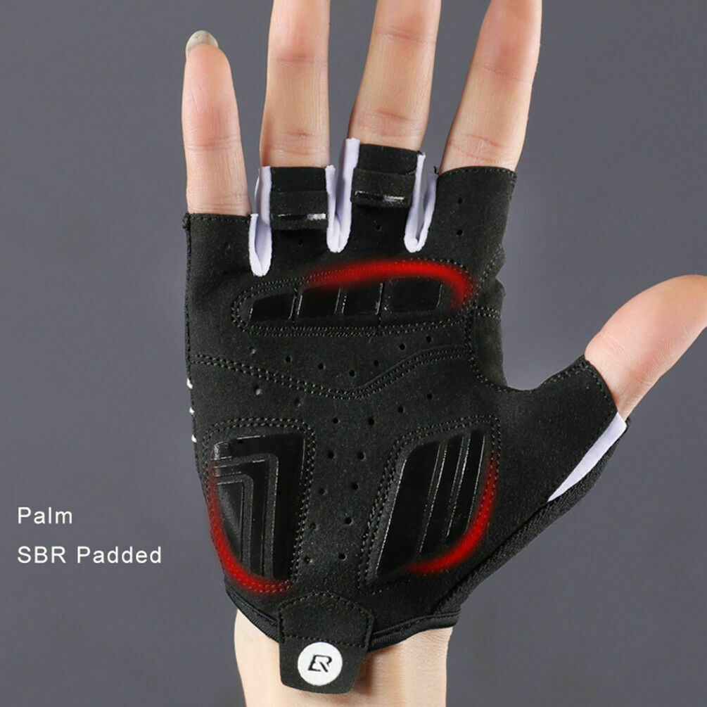 【PH Delivery】ROCKBROS Cycling Gloves Half Finger SBR Palm Pad ...