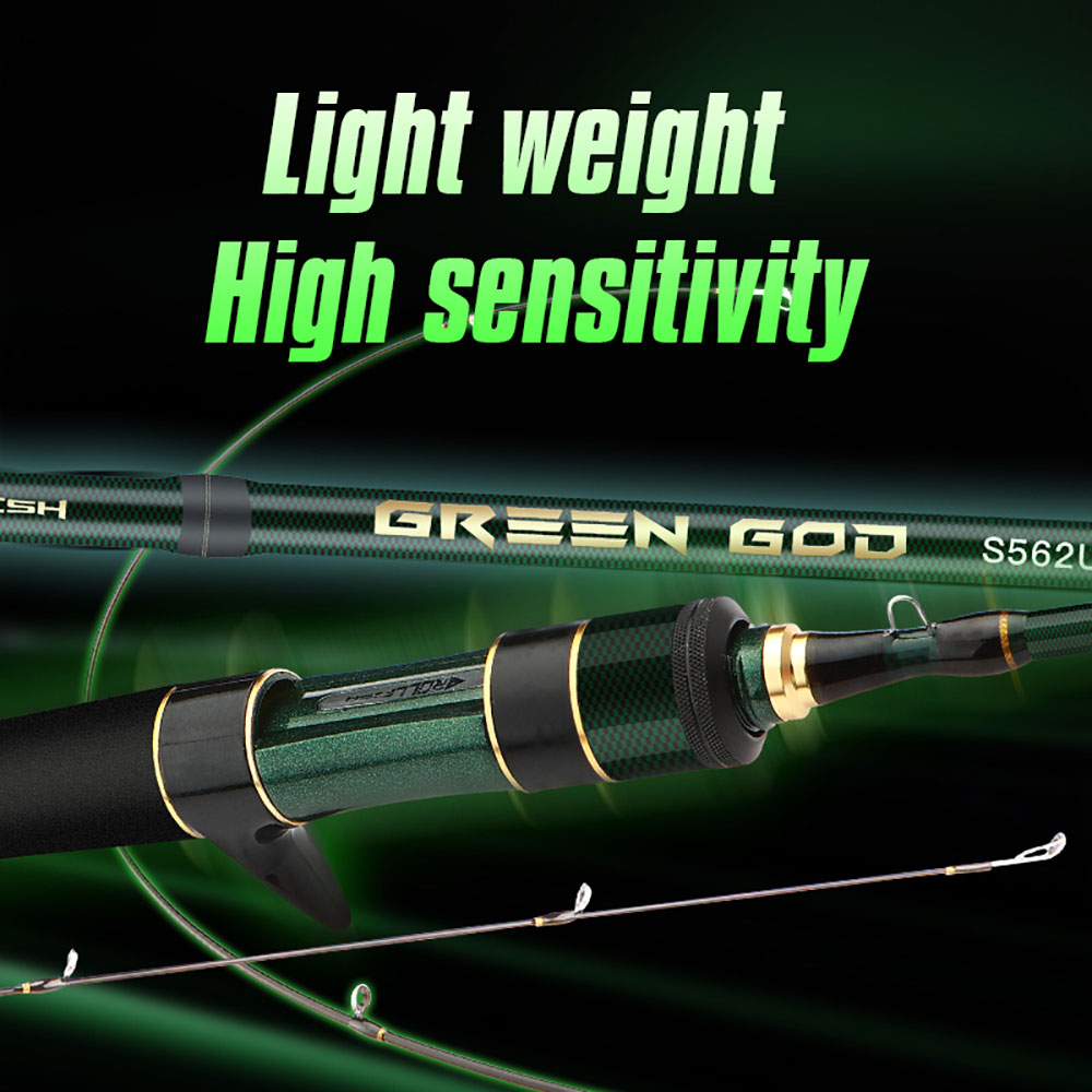 TRAINFIS】1.68M/1.8M Light Fast Action Solid High Carbon Rod X