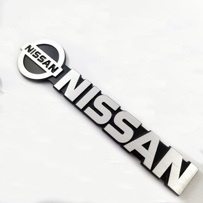 1 x Metal NISSAN Logo Car Auto Rear Trunk Lid Decorative Emblem Badge ...