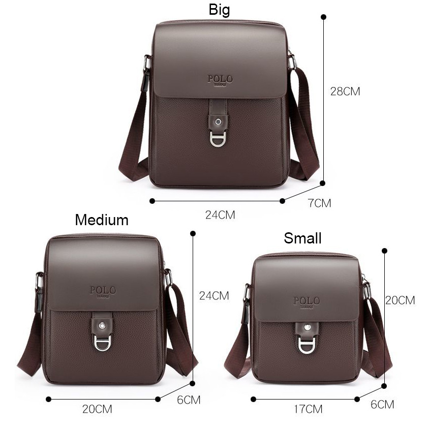 Men's Bag Business Leather Shoulder Bag Men's Crossbody Bag Casual