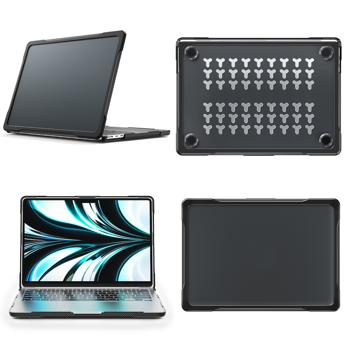 Heavy Duty Case For MacBook Air Pro 13 14 15 16 inch M1 M2 M3 M4 Chip ...