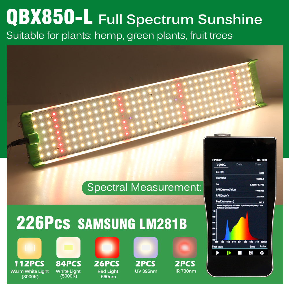 LED Grow Light Full Spectrum 850W LM281B Plant Grow Light for Indoor ...
