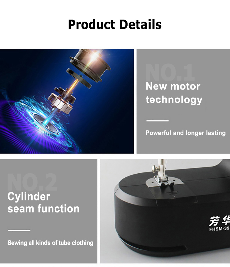Portable 20 Stitches Sewing Machine Home Electric Multi-function ...