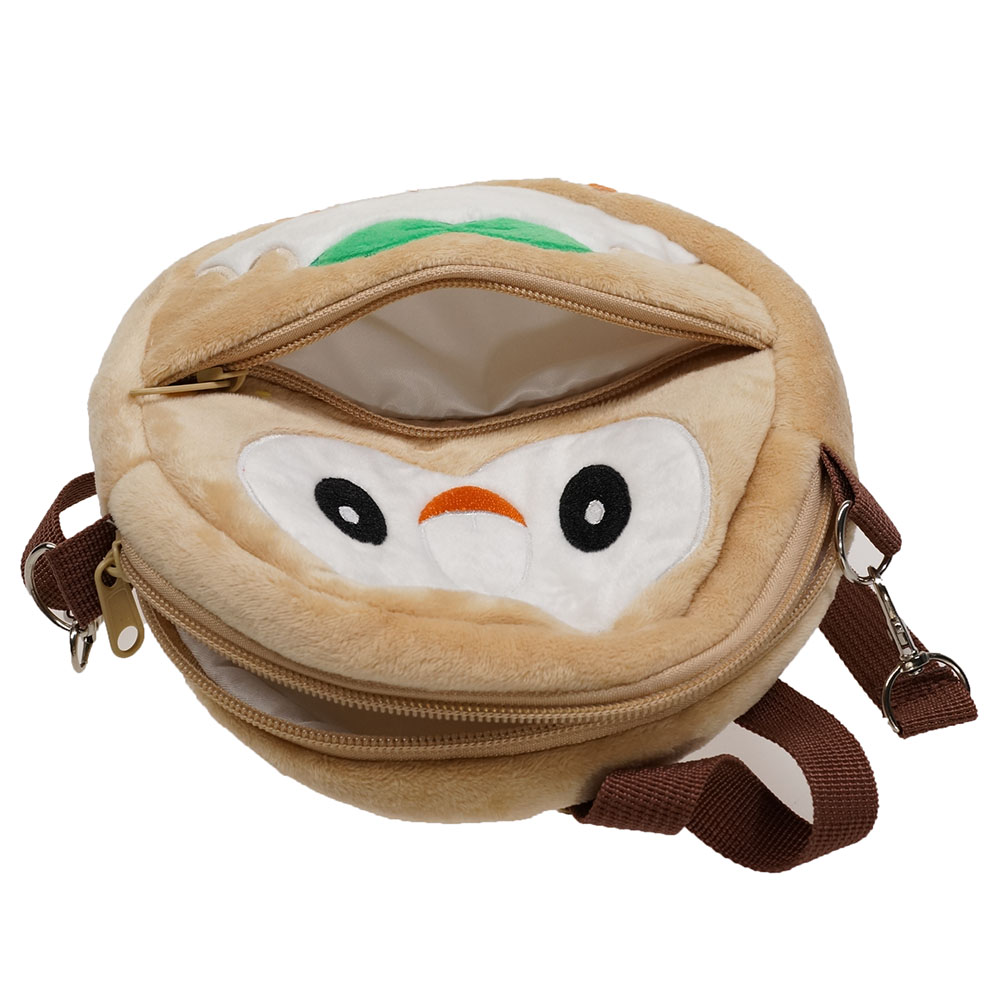 25cm Anime Pokemon Lucario Rowlet Plush Doll Backpack Model For Child ...