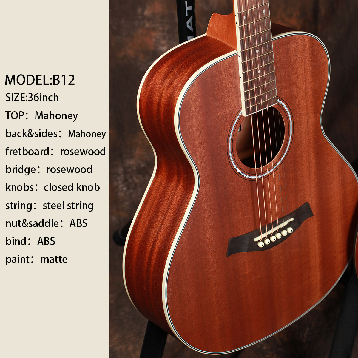 Photo inspiration: Picture Idea: Initer 36 Inch Travel Guitar 36 Inch Portable Folk High