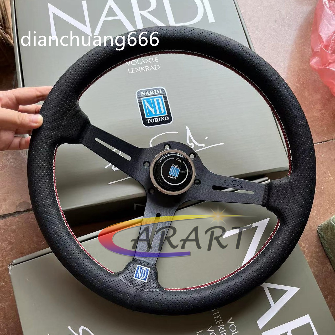 Nardi Steering Wheel Sport Steering Wheel ND Nardi Torino Leather ...