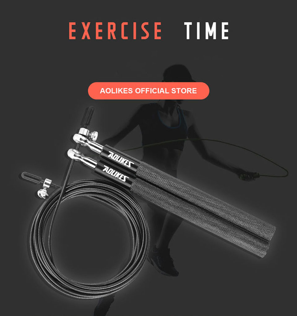 AOLIKES 1PCS Crossfit Speed Jump Rope Professional Skipping Rope For ...