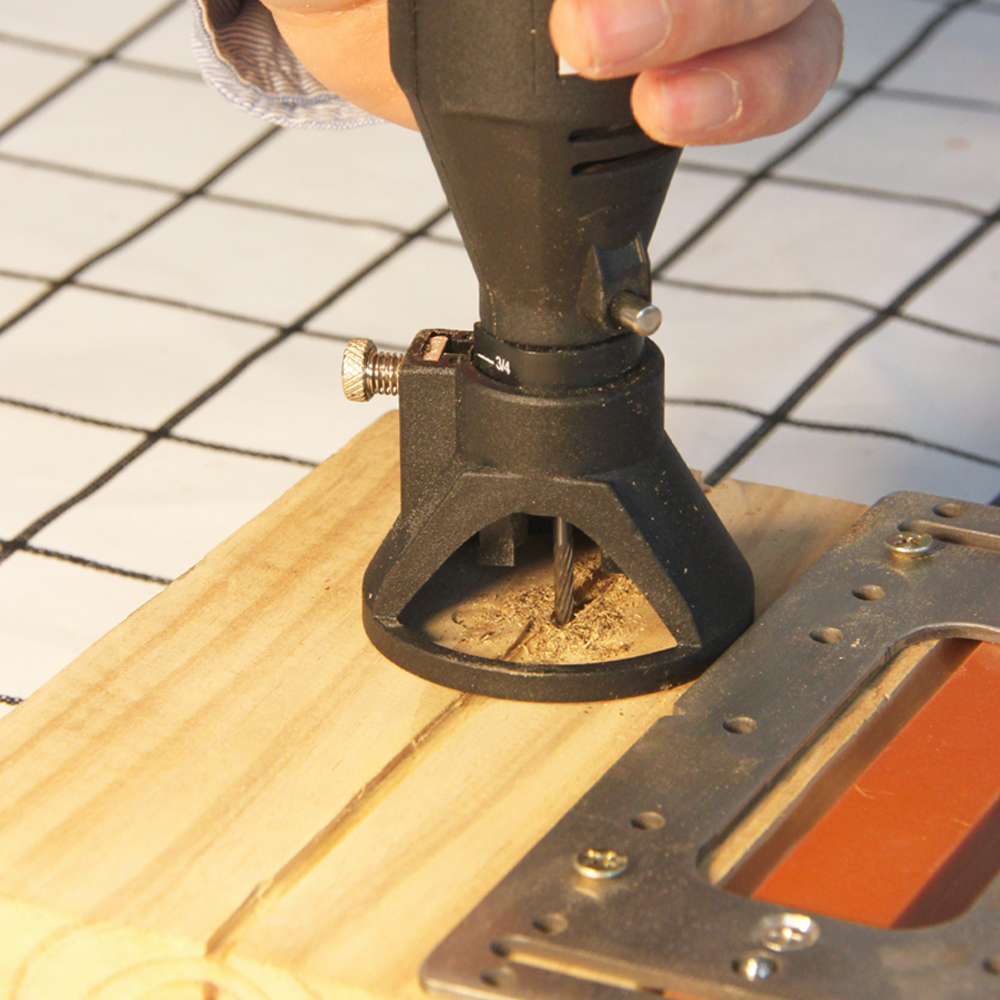 Rotary Router Milling Cutter Guide Attachment Twist Drill Bit Wood ...