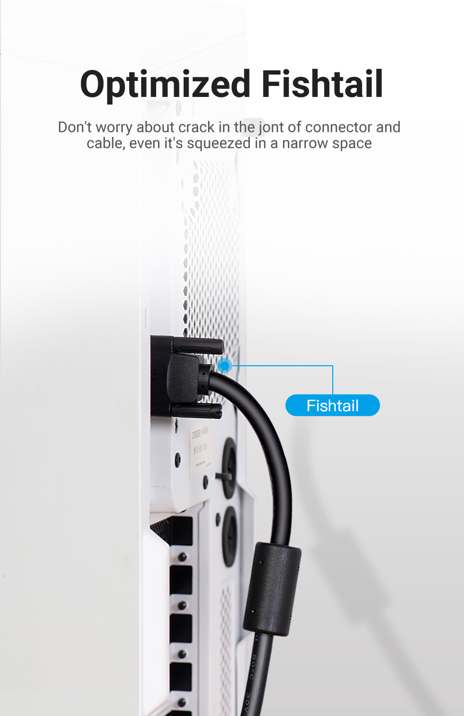 Vention VGA Cable Dual Ferrite Cores 1080P VGA Cable for Projector TV ...