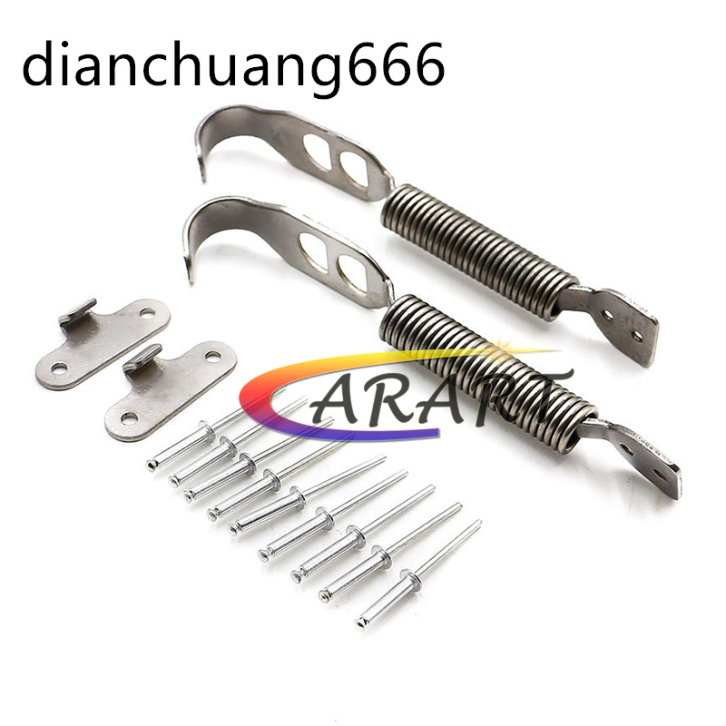 1 Pair MOMO Car Styling Tunning Boot Bonnet Springs Clips Pin Kit Hood ...