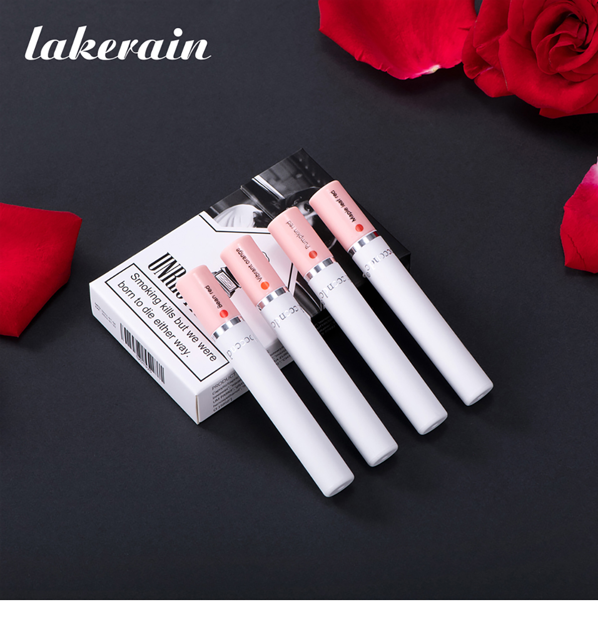 Cigarette Lipstick Set 4 Colors Matte Long Lasting Waterproof Matt ...