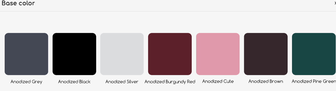 Kbdfans Color Chips Alu Wrist Rest 5 Colors And 2 Size | Shopee Philippines