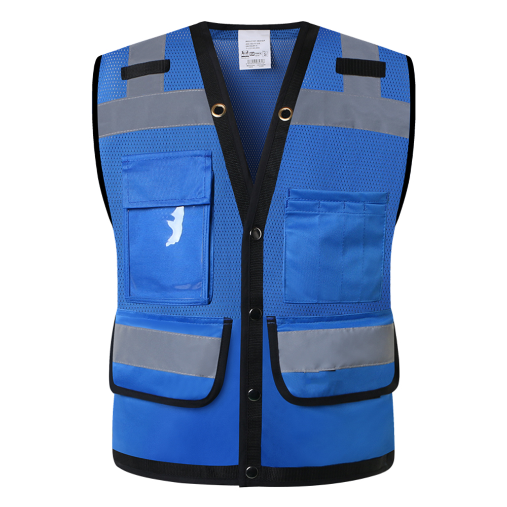 Hi Vis Safety Vest Orange Reflective Work Vest for Warehouse ...