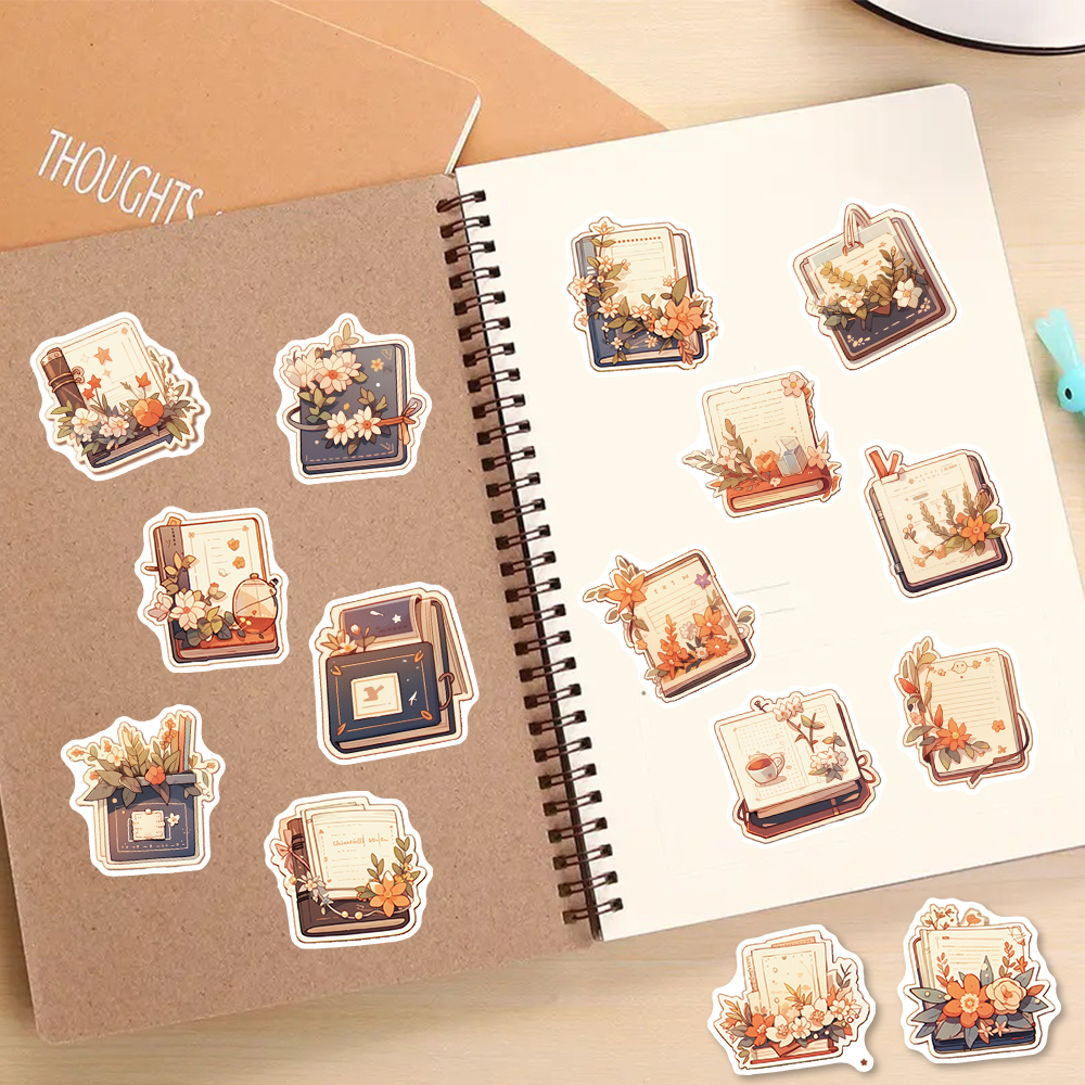 50pcs The Flower of Knowledge sticker exquisitely decorated hand ...