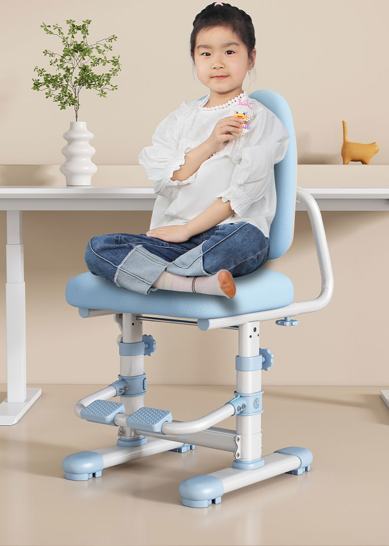 Children's learning chair adjusted backrest chair primary school desk ...