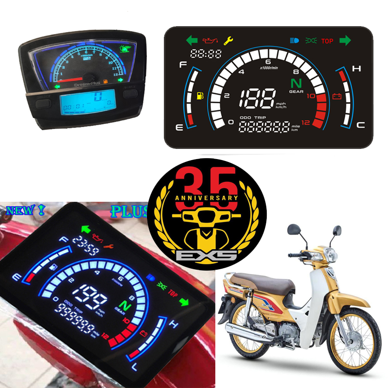 (READY STOCK) EX5 DERAM/HIGH POWER (NEW DESIGN) DIGITAL METER ( PLUG ...