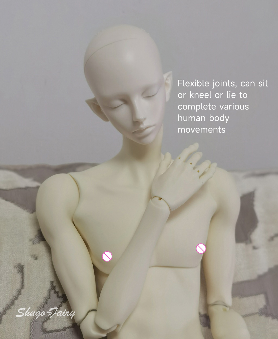 Hot Sale 1/3 Ans69 Body Only High Quality Toys Flexiable Polyarticular Ball  Jointed Body Only