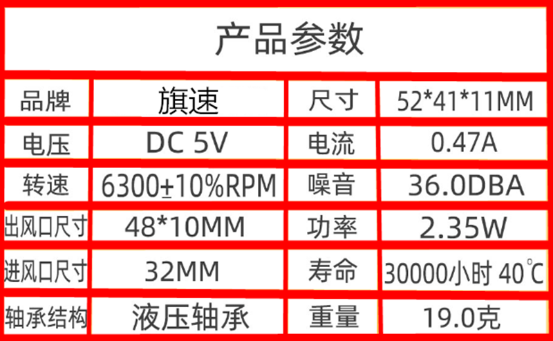 5010 4010 Turbo Blower 5CM Hydraulic Bearing 12V 5V 24V Speed ...