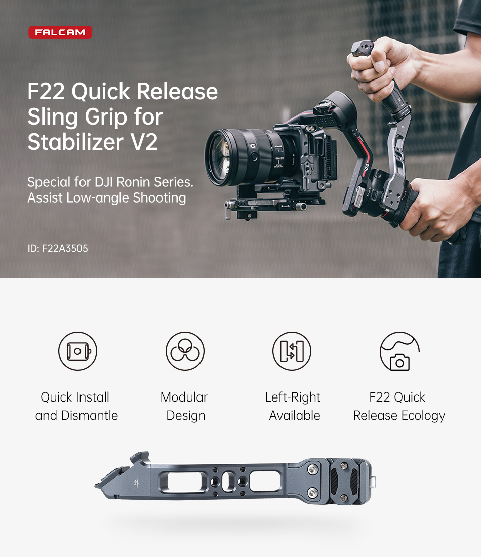Falcam F22 V2 Quick Releae Sling Stabilizer Grip F22A3505 Stabilizer ...