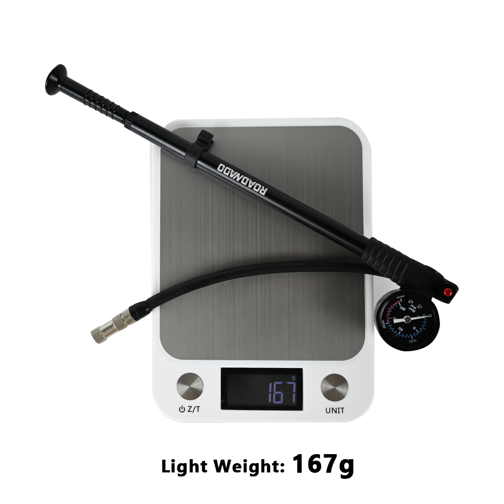 【Ship in 48h】300psi Bike Air Pump MTB Air Fork Pump with Gauge High