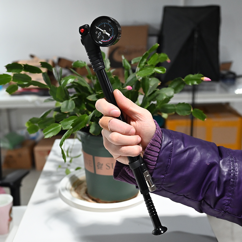 【Ship in 48h】300psi Bike Air Pump MTB Air Fork Pump with Gauge High