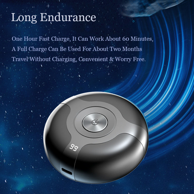 Space Flying Disk Razor Rotary Double Blade Shaver Portable IPX7 Grade ...