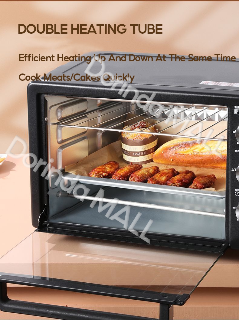 Electric Oven Toaster For Baking Cake and Bread Multipurpose High