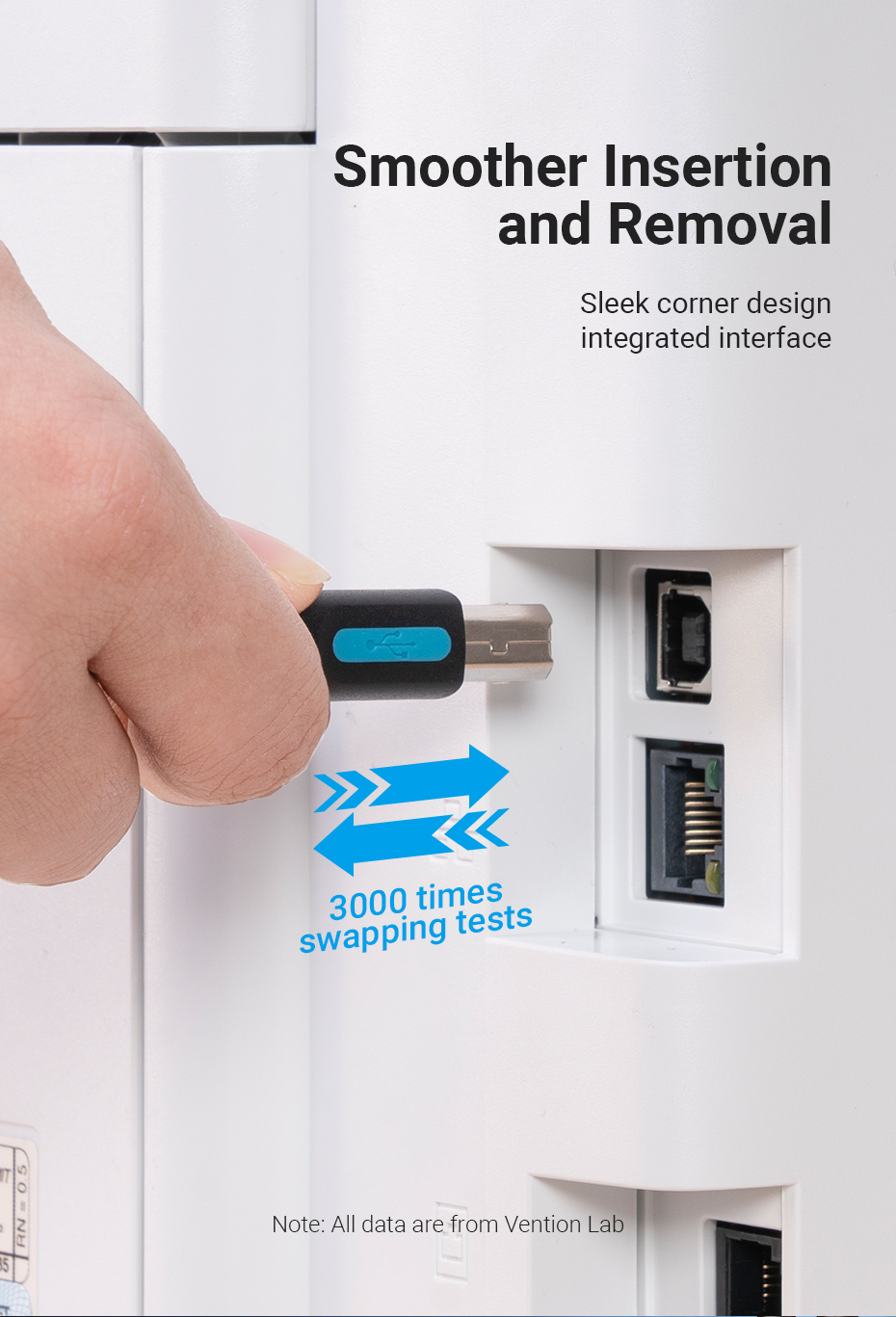 Vention Usb 2.0 Printer Cable Male To Male Stable USB Printer Scanner ...