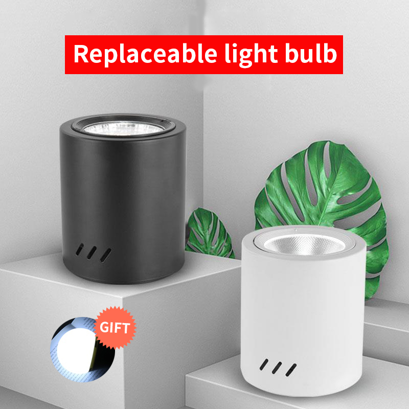 LED E27 Surface Downlight Round Square Pin Light Spotlight Led Ceiling