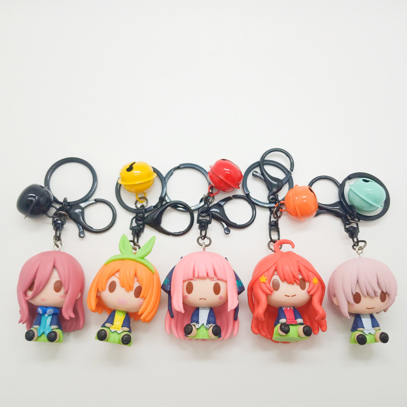 5Pcs/Set 4.5cm The Quintessential Quintuplets Anime Figure Nakano ...