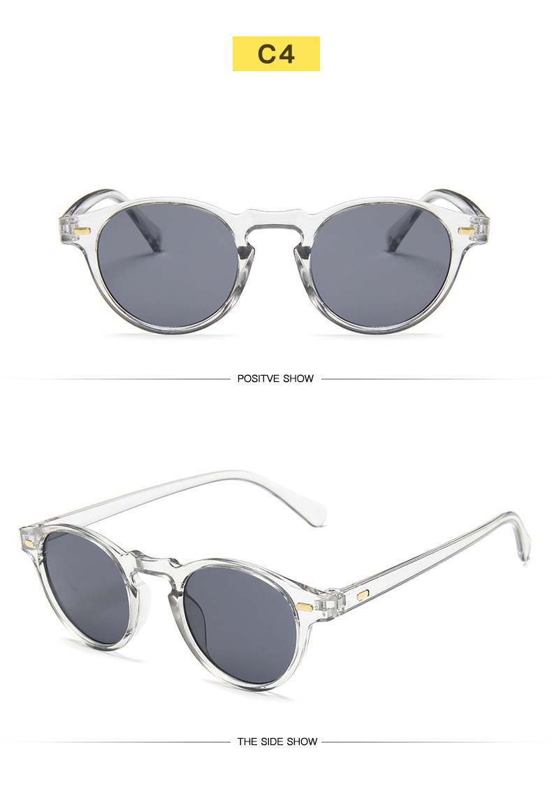 European American Style Unique Small Frame Retro Men Women Sunglasses