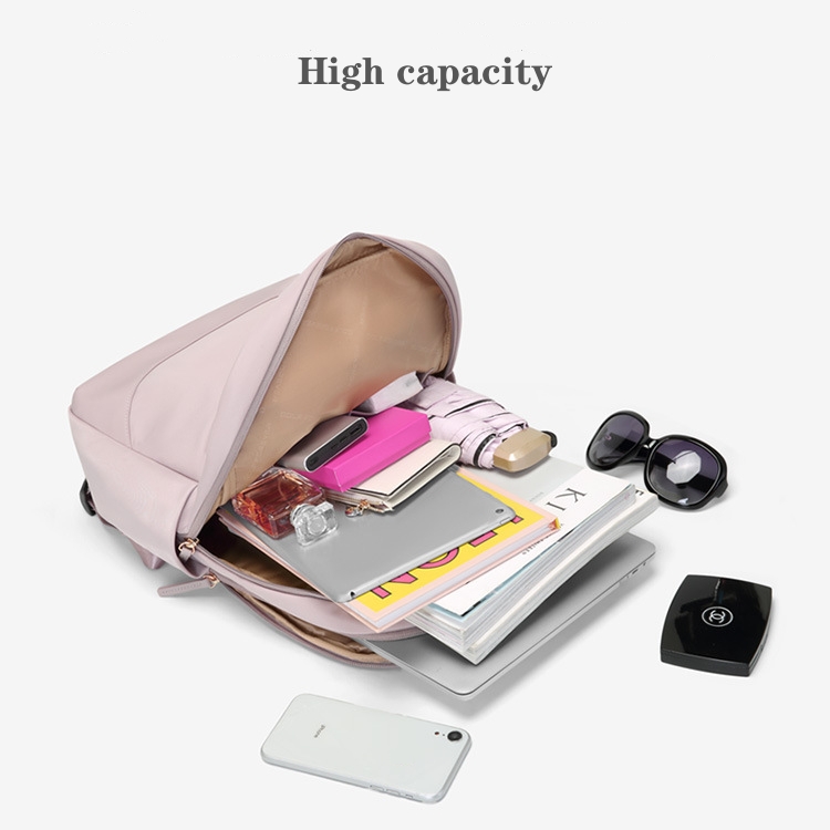FULL DESIGN Large Capacity Nylon Waterproof Laptop Backpack | Shopee ...