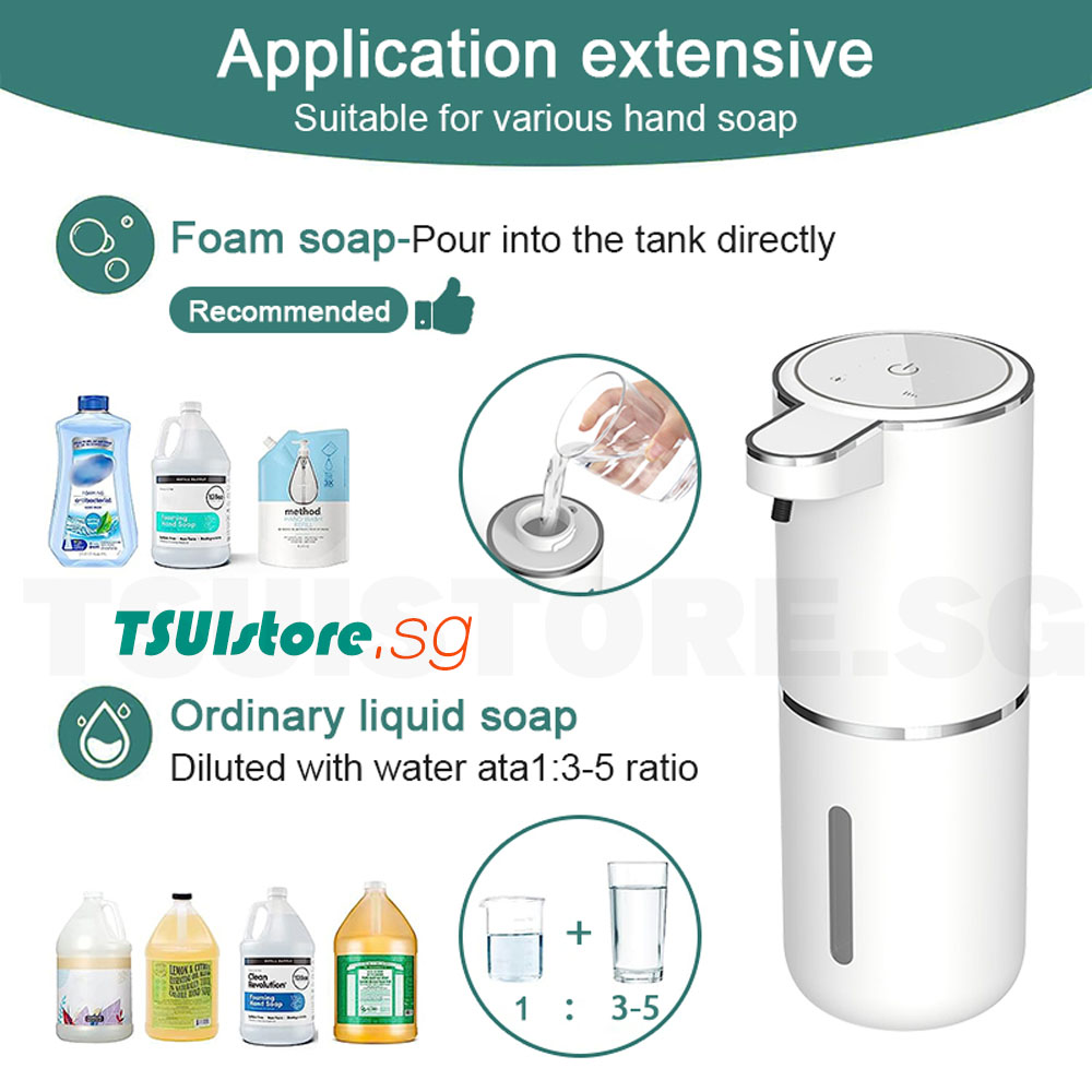 2023 New Automatic Soap Dispenser Foam USB Charging Touchless Smart ...