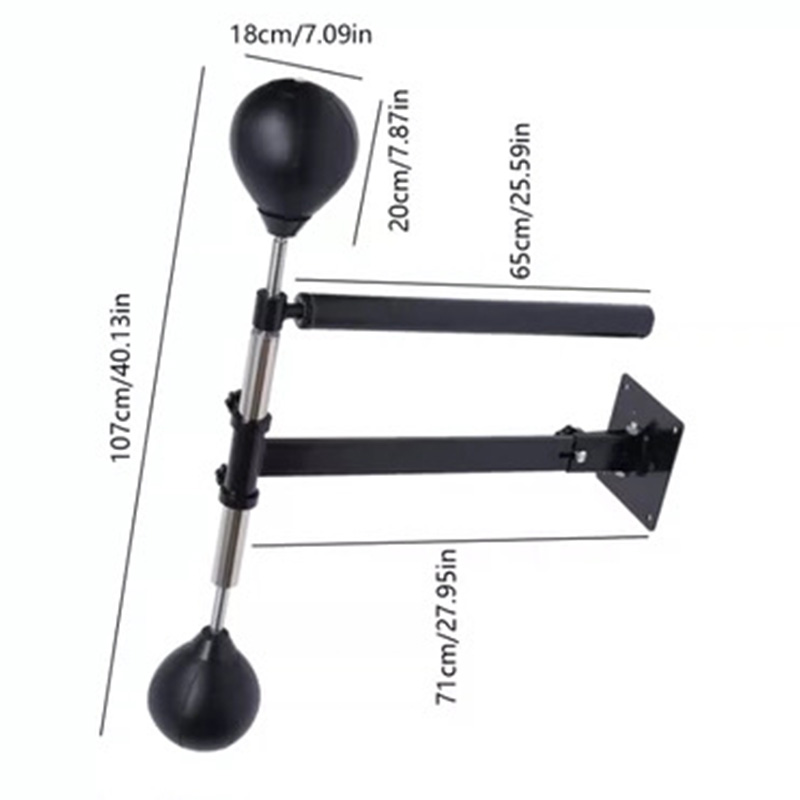 Wall Mounting Boxing Bar Rotating Spinning Stick with Target Swivel ...