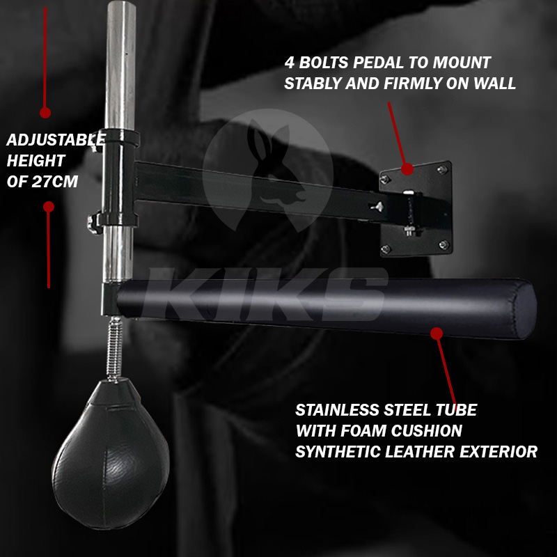 Wall Mounting Boxing Bar Rotating Spinning Stick with Target Swivel ...