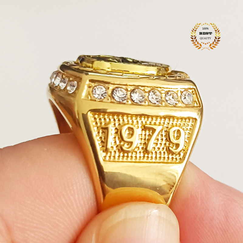 Fashion 18k Gold Plating Diamond Eagle Ring New Style TFOE Ring KUYA ...