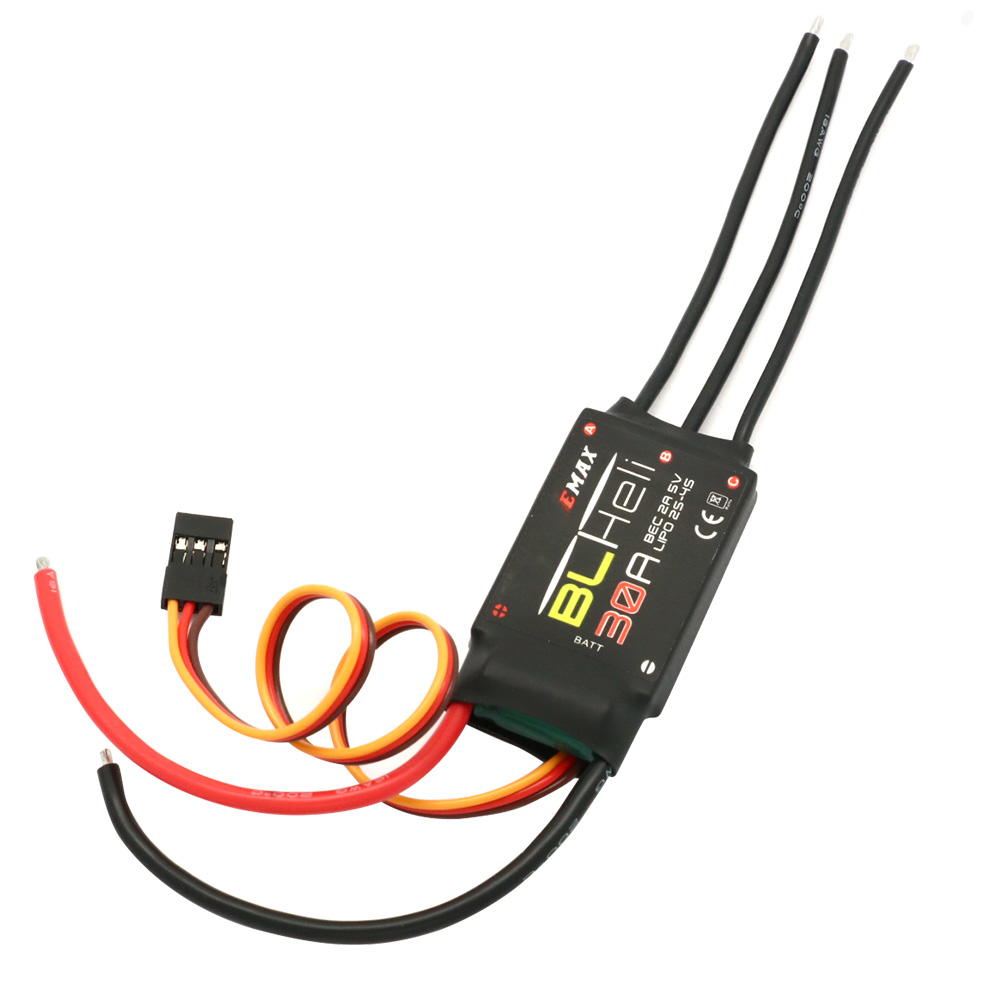 SPARKHOBBY BLHeli ESC Contrôleur De Vitesse 12A 20A 30A 40A 50A 60A 80A Pour Drones RC Et Avions Sans Balais (4pcs 50A) ESC Sparkhobby 4 Pièces 50A
