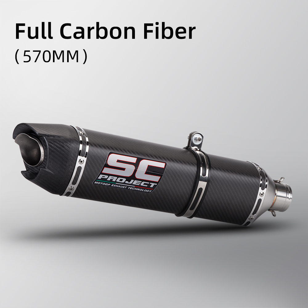 SC Project Muffler/carbon muffler General Motorcycle Exhaust Muffler ...