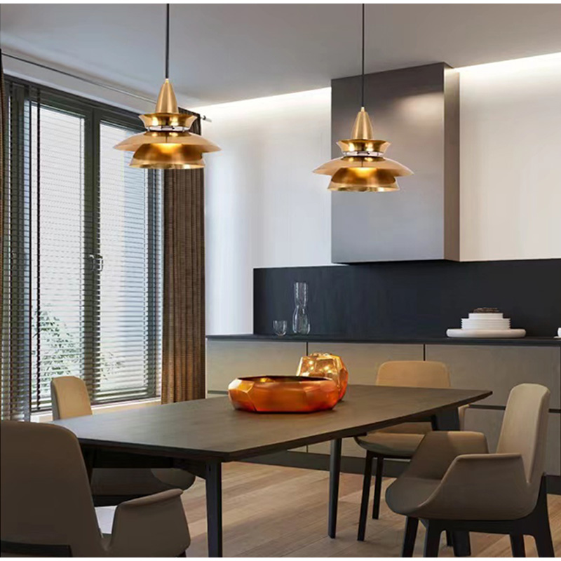 Nordic Pendant Light Vintage Dining Table Droplights Cafe Hanging Lamp ...