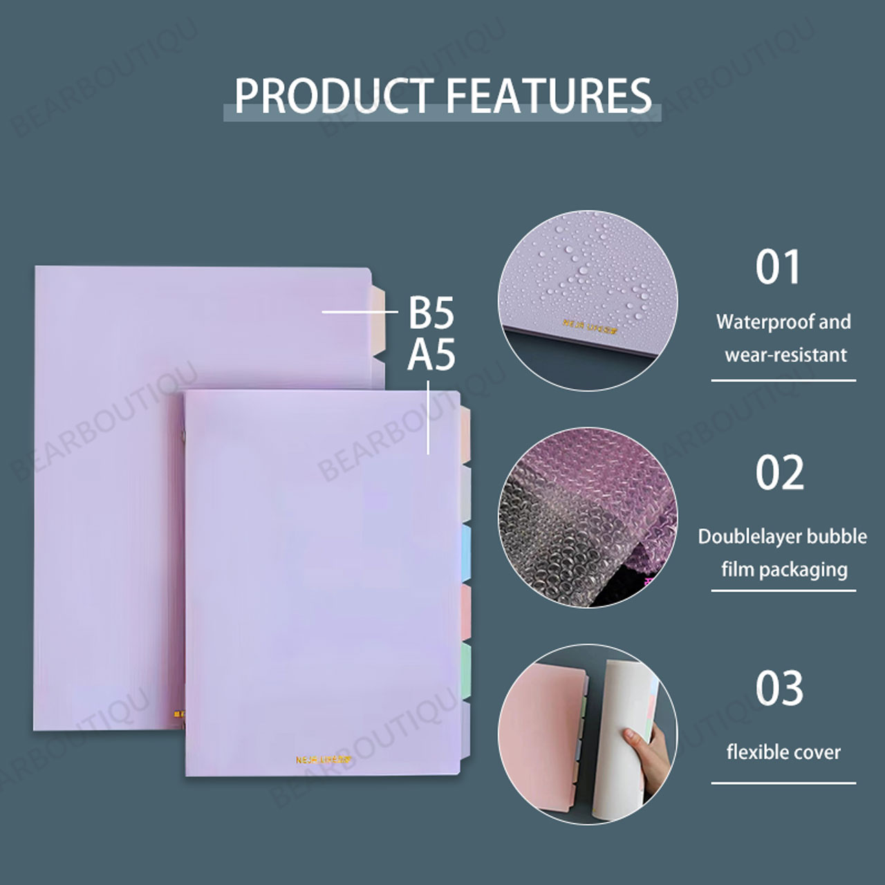 Apica Notebook Navy A6 – Un Membrete