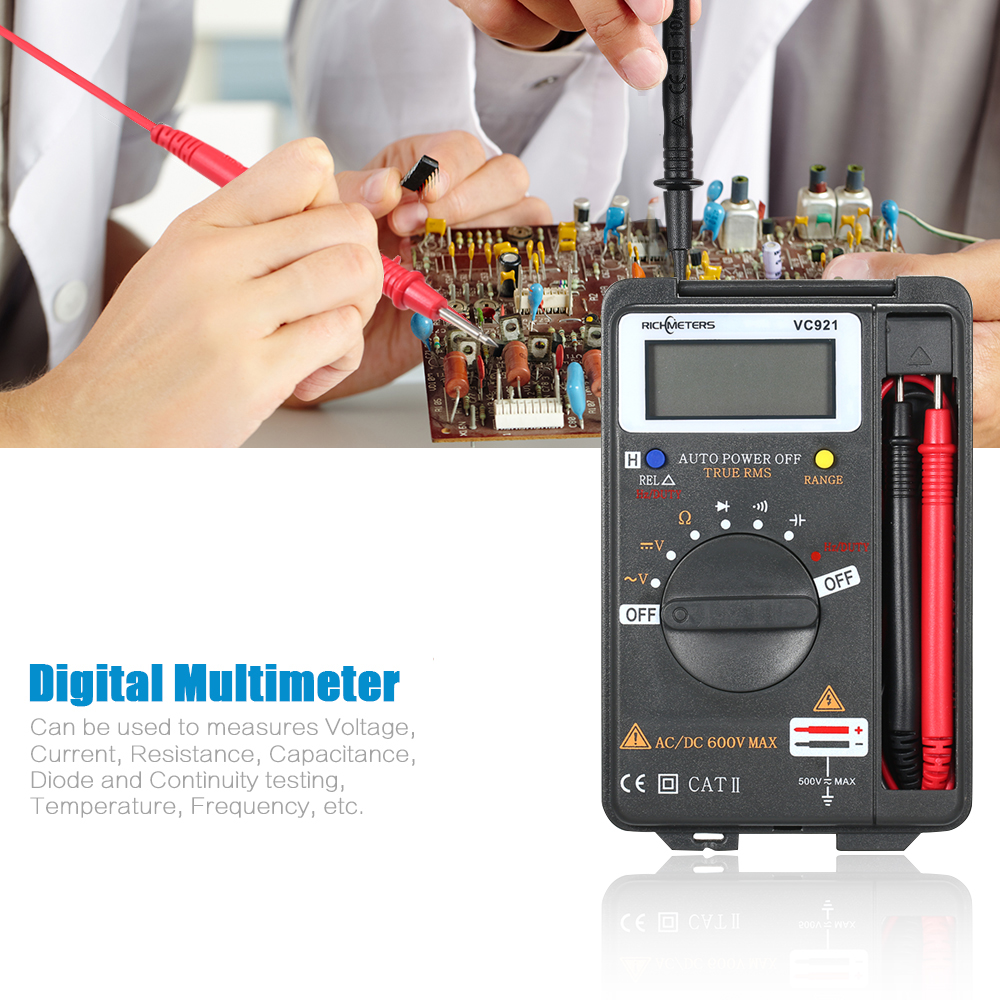 [IN STOCK] RICHMETERS Handheld Mini Digital Multimeter Multifunction ...