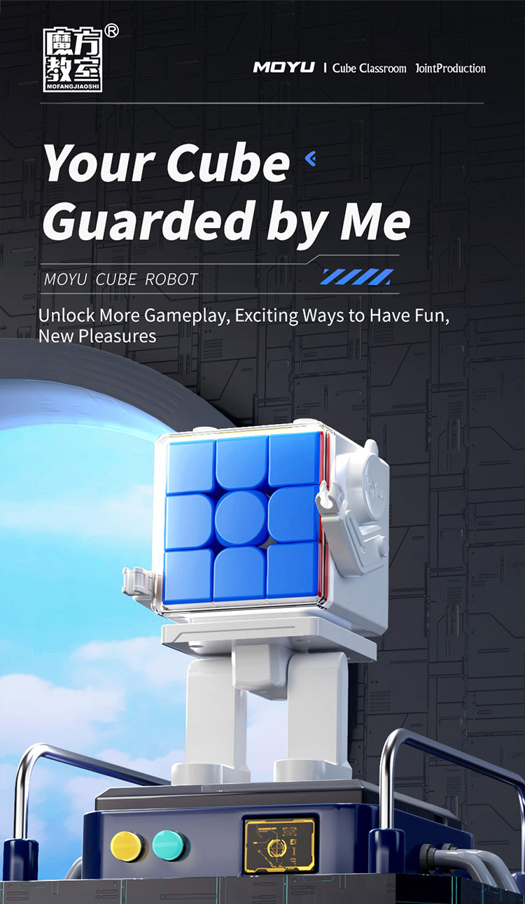 Moyu Robot Display Box Rubik 2x2 3x3 MeiLong Robot Speedcube Display ...
