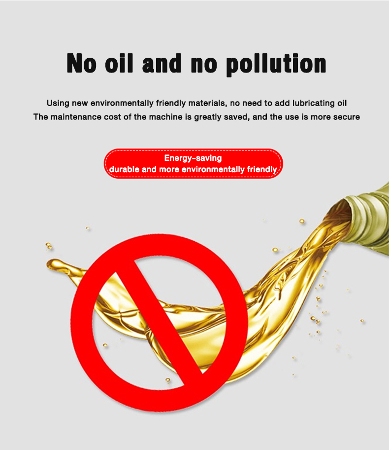 Oil Free Air Compressor Silent Type Oil Less Heavy duty professional ...