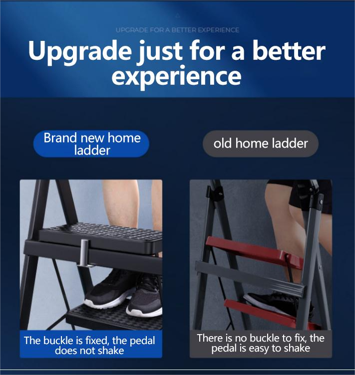 Household Indoor Folding step ladder 6 Step ladder aluminum ladders ...