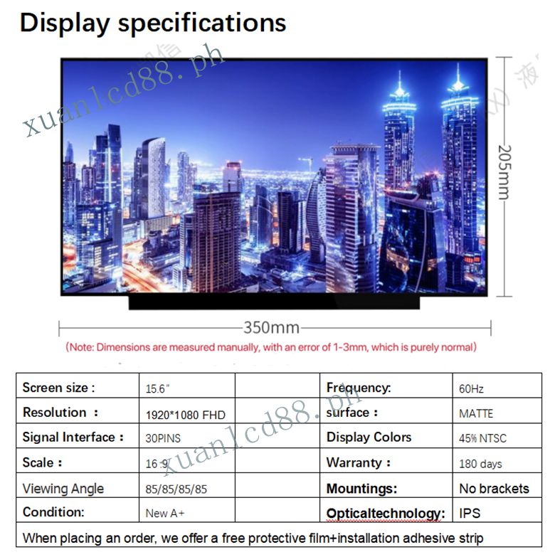 X505 M509D D509D X509J S15 S530 S530F S530U TUF FX505 FX505D  FX505d N156HCA-EBA EBB Laptop LED LCD Screen