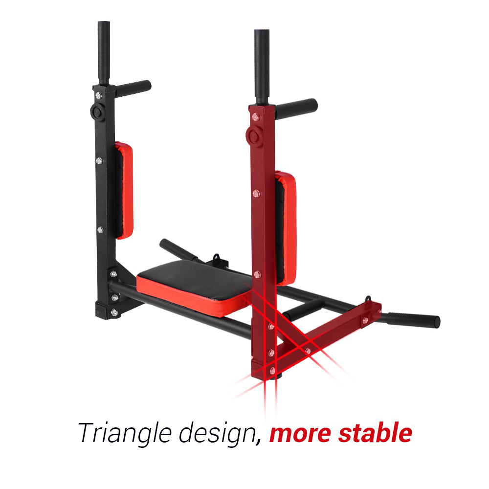 Wall-mounted Pull-up Bar,9 IN 1 Mandibular Bar,Fitness Dipping Rack ...