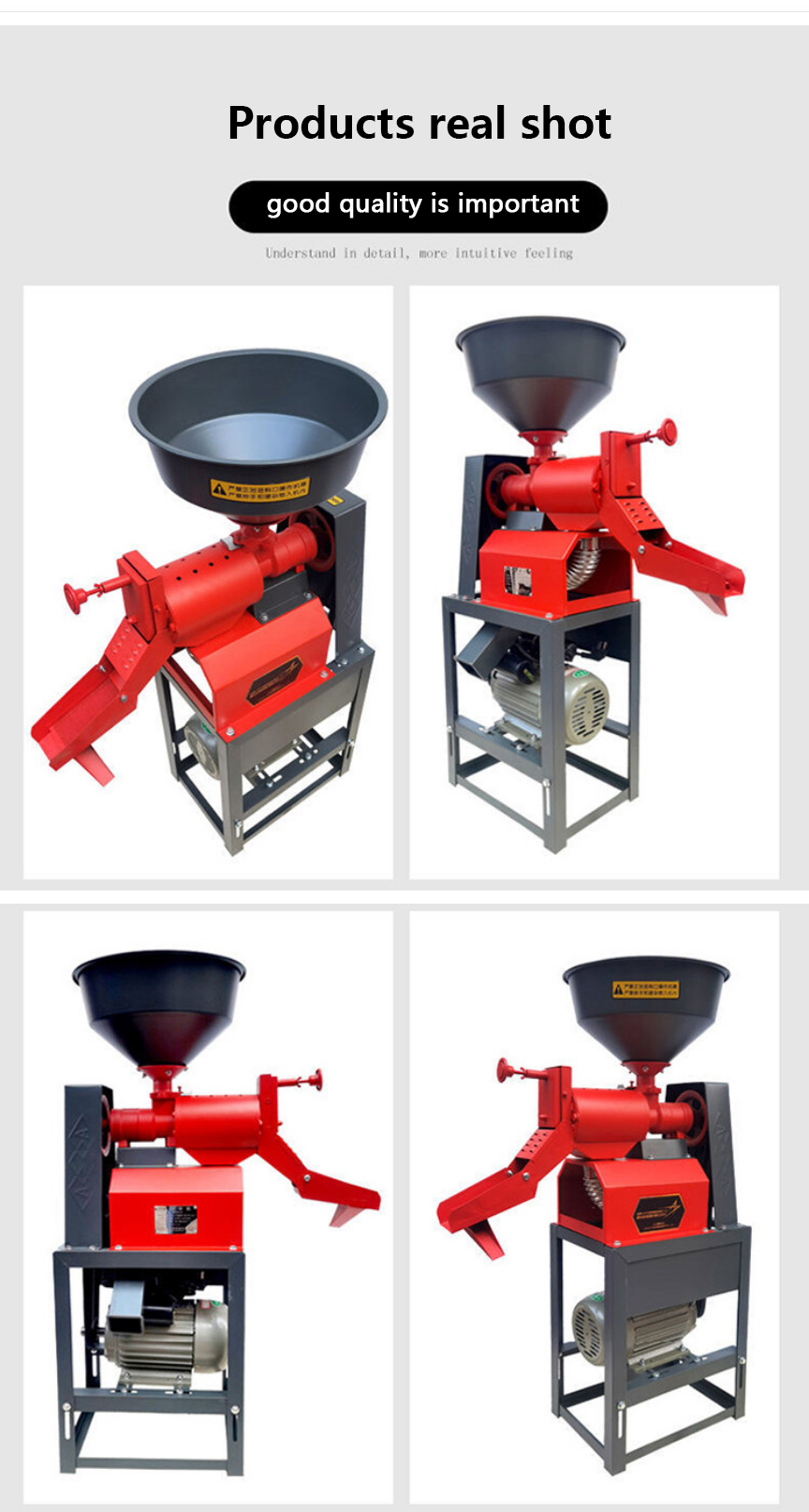 New rice milling machine household small rice machine 220v rice ...